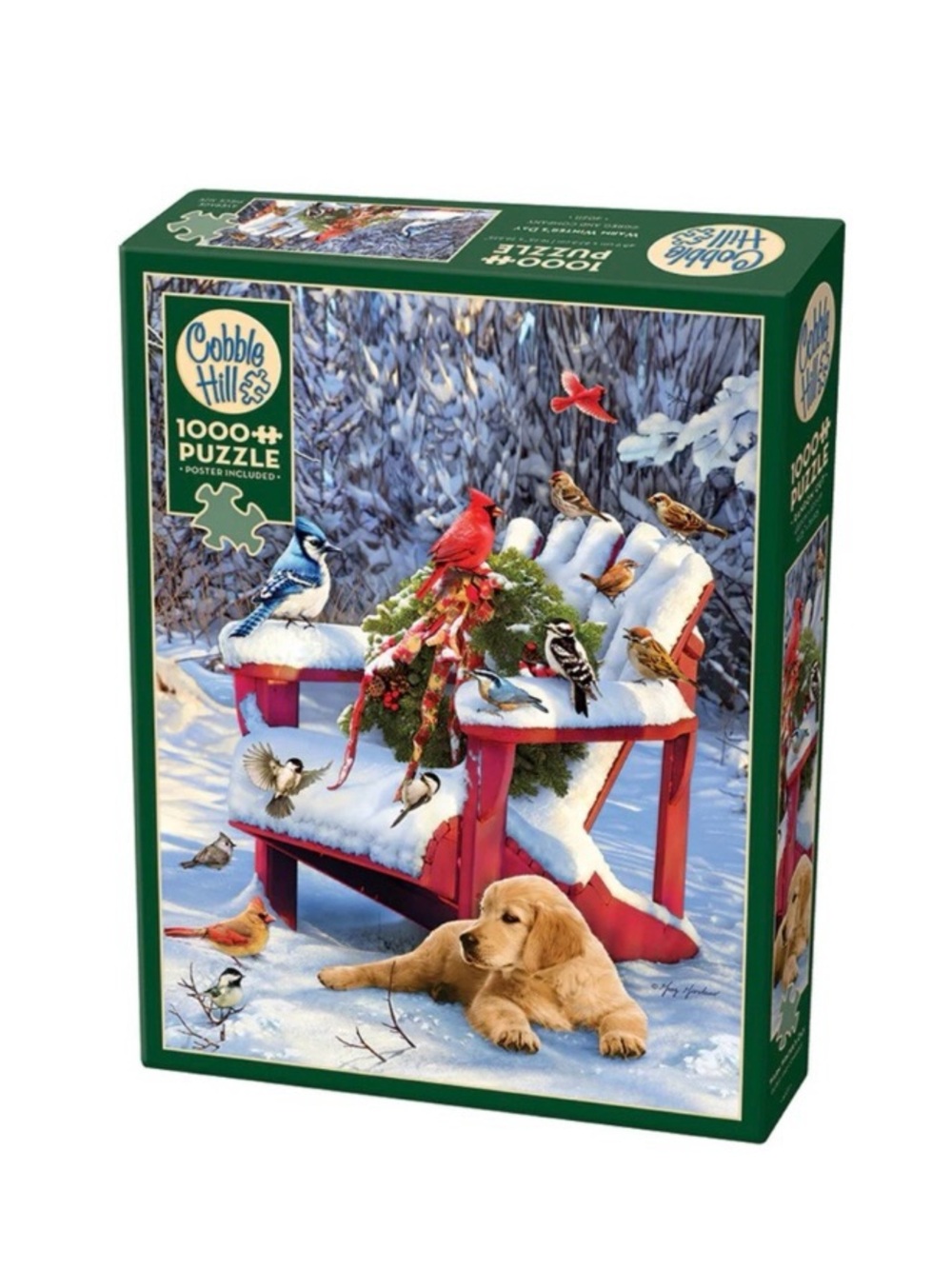 Cobble Hill Random Cut Jigsaw Puzzle | Warm Winter's Day | 1000 pc